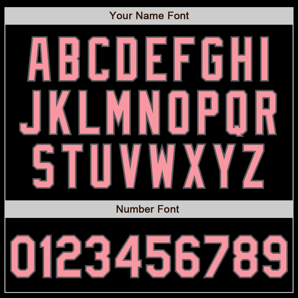Custom Black Medium Pink-Steel Gray Authentic Baseball Jersey - Sky-Custom