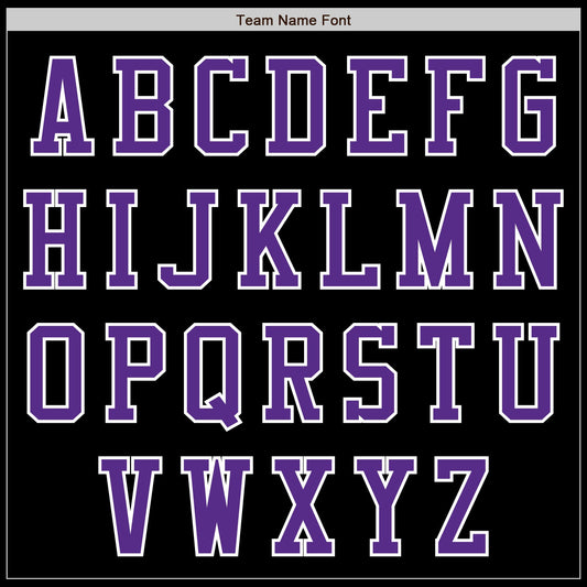 Custom Black Purple-White Authentic Baseball Jersey - Sky-Custom