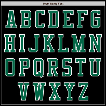 Custom Black Kelly Green-White Authentic Baseball Jersey - Sky-Custom