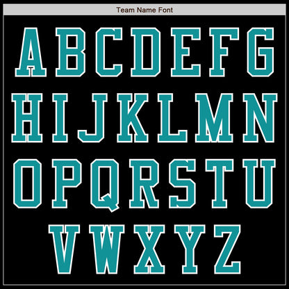 Custom Black Teal-White Authentic Baseball Jersey - Sky-Custom