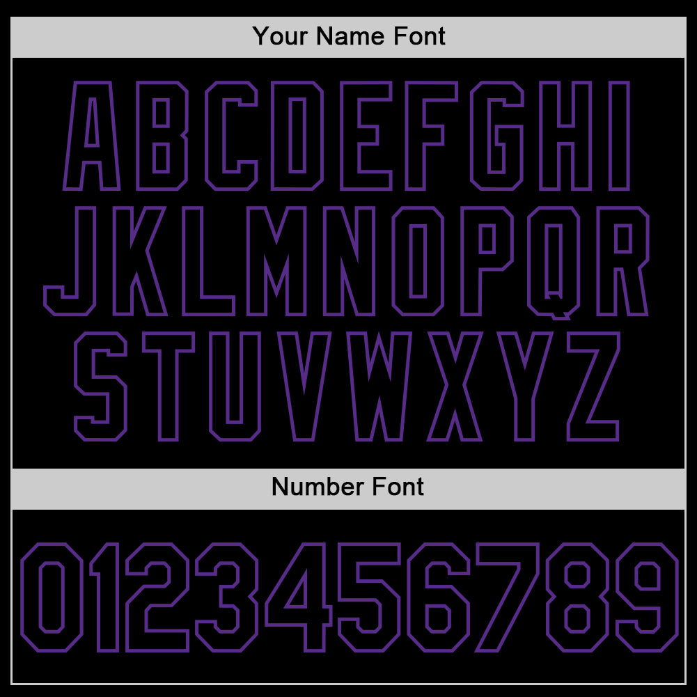 Custom Black Purple Authentic Basketball Jersey - Sky-Custom