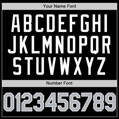 Custom Black Gray-White Authentic Basketball Jersey - Sky-Custom