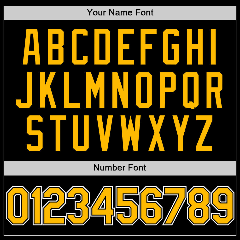 Custom Black Gold-White Authentic Basketball Jersey - Sky-Custom