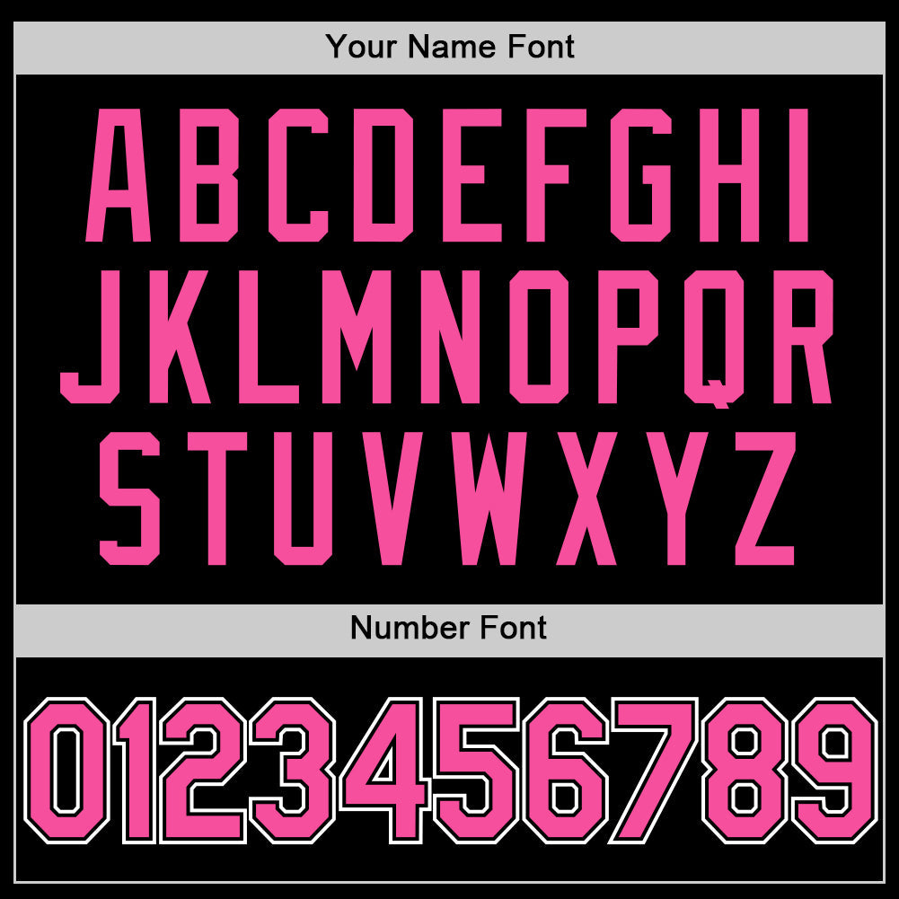 Custom Black Pink-White Authentic Basketball Jersey - Sky-Custom