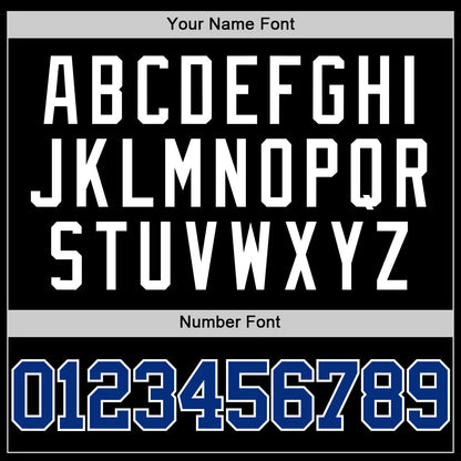 Custom Black Royal White-Red Authentic Basketball Jersey - Sky-Custom