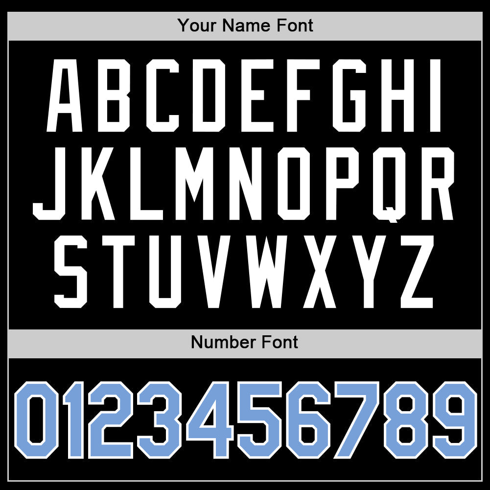 Custom Black Light Blue-White Authentic Basketball Jersey - Sky-Custom