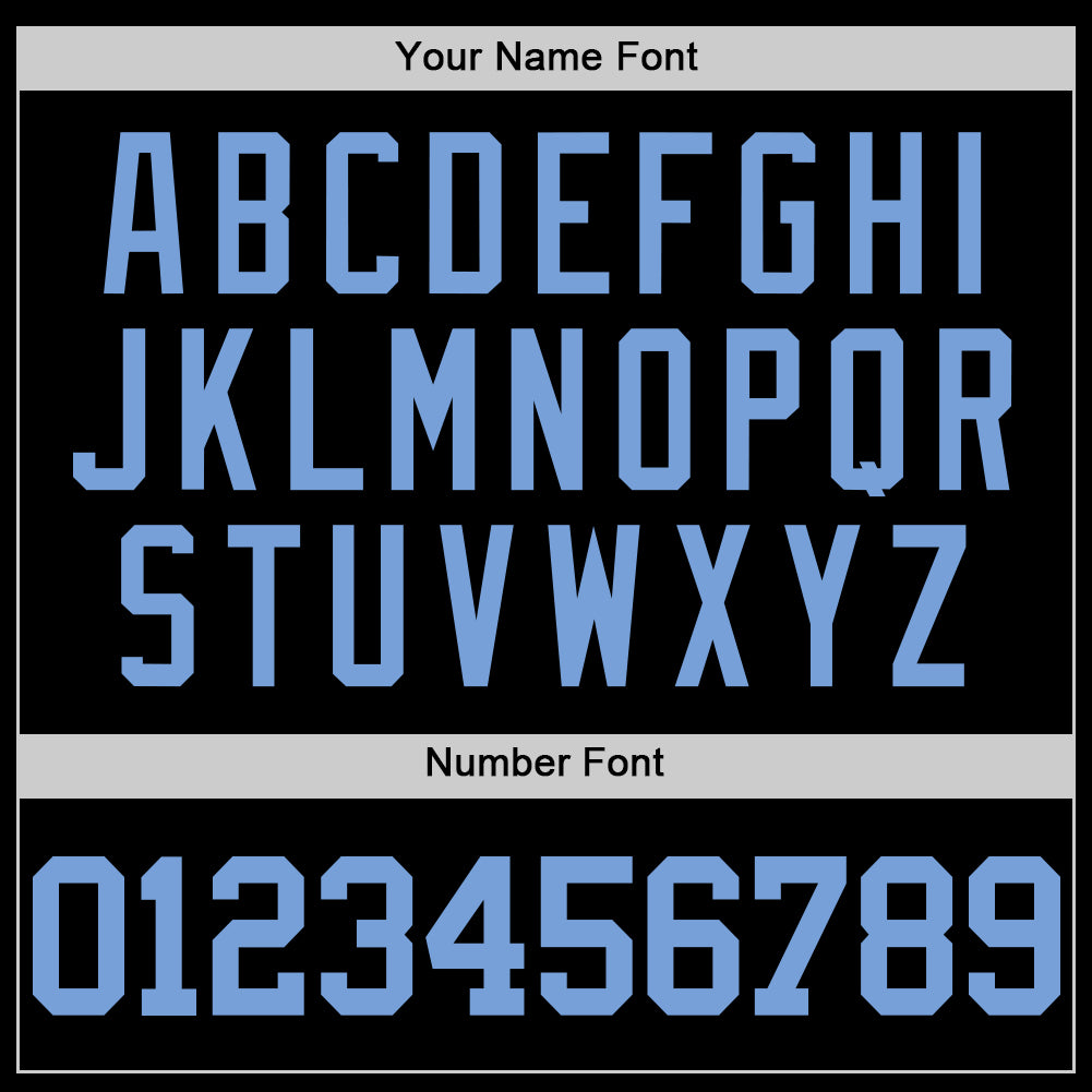 Custom Black Light Blue Authentic Basketball Jersey - Sky-Custom