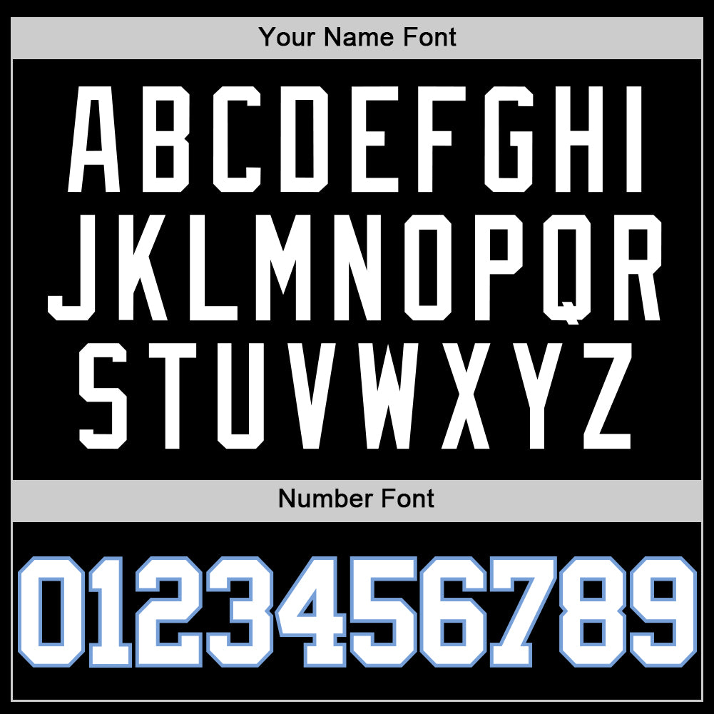 Custom Black White-Light Blue Authentic Basketball Jersey - Sky-Custom