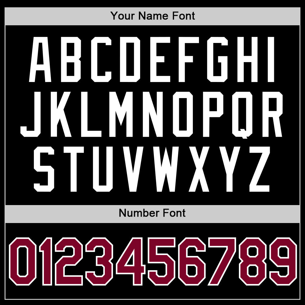 Custom Black Maroon-White Authentic Basketball Jersey - Sky-Custom