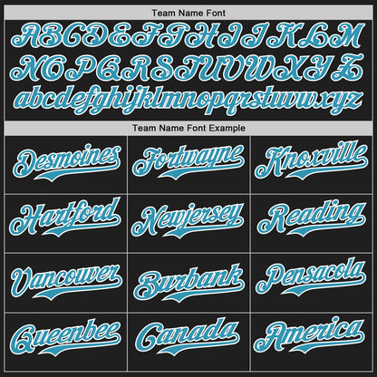 Custom Black Panther Blue-White Authentic Baseball Jersey - Sky-Custom