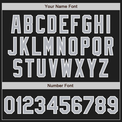 Custom Black Gray-White Authentic Baseball Jersey - Sky-Custom