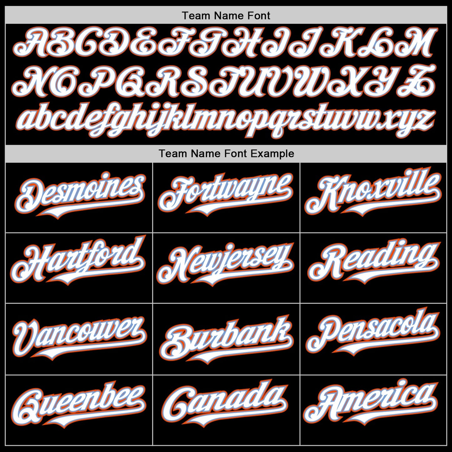 Custom Black White Powder Blue-Orange Authentic Baseball Jersey - Sky-Custom