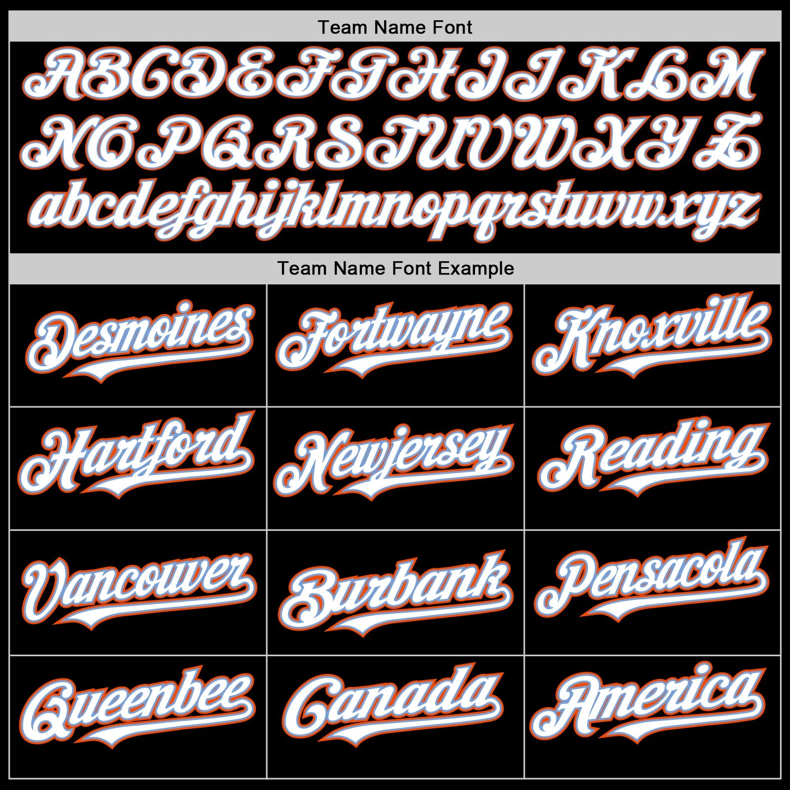 Custom Black White Powder Blue-Orange Authentic Baseball Jersey - Sky-Custom