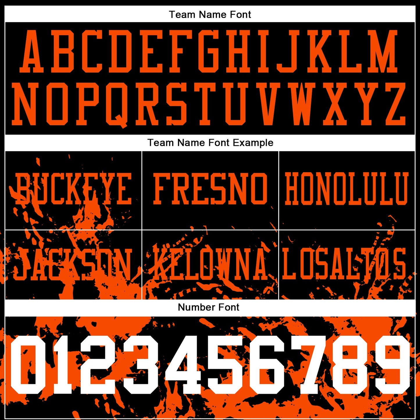 Custom Black White-Orange Splash Mesh Authentic Football Jersey - Sky-Custom