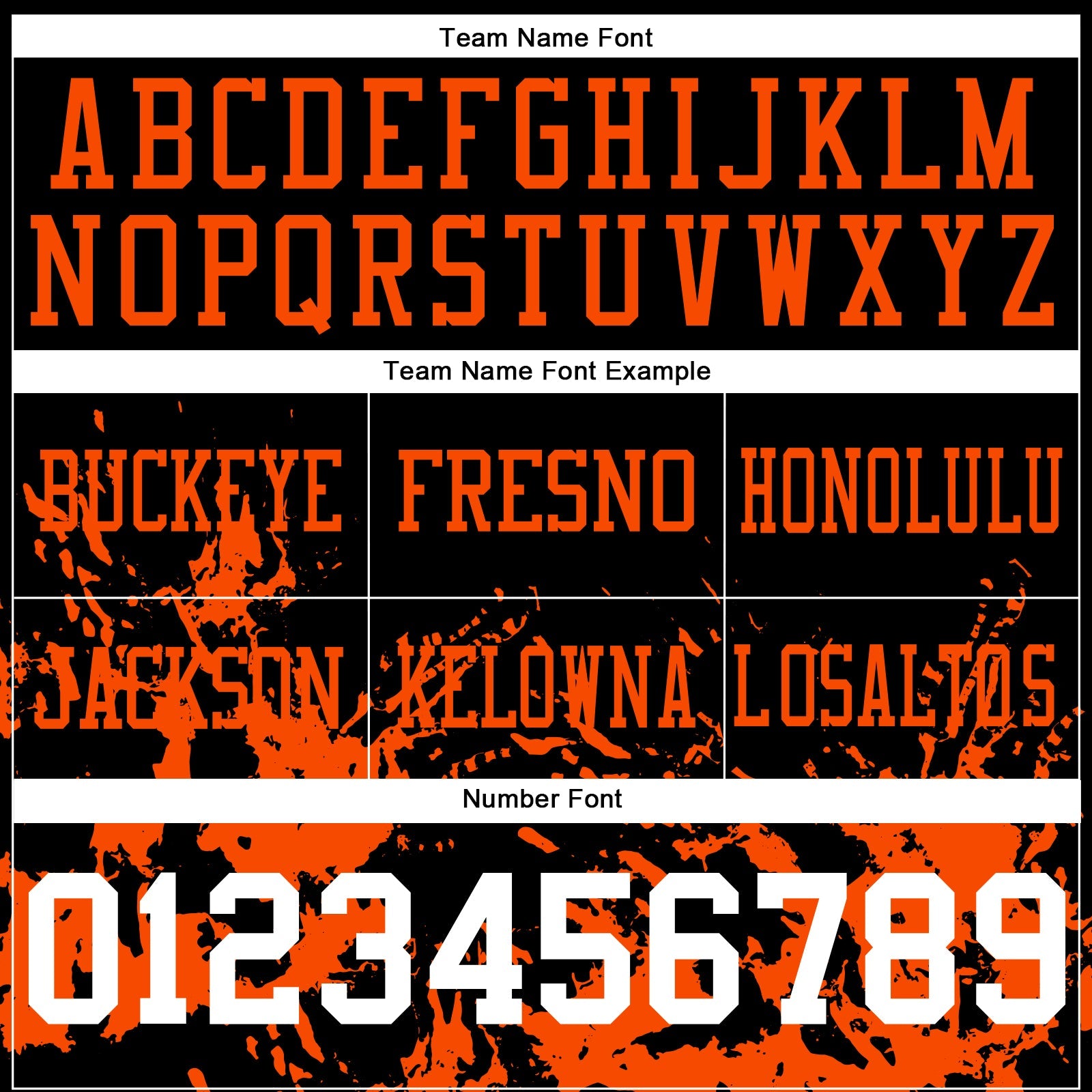 Custom Black White-Orange Splash Mesh Authentic Football Jersey - Sky-Custom