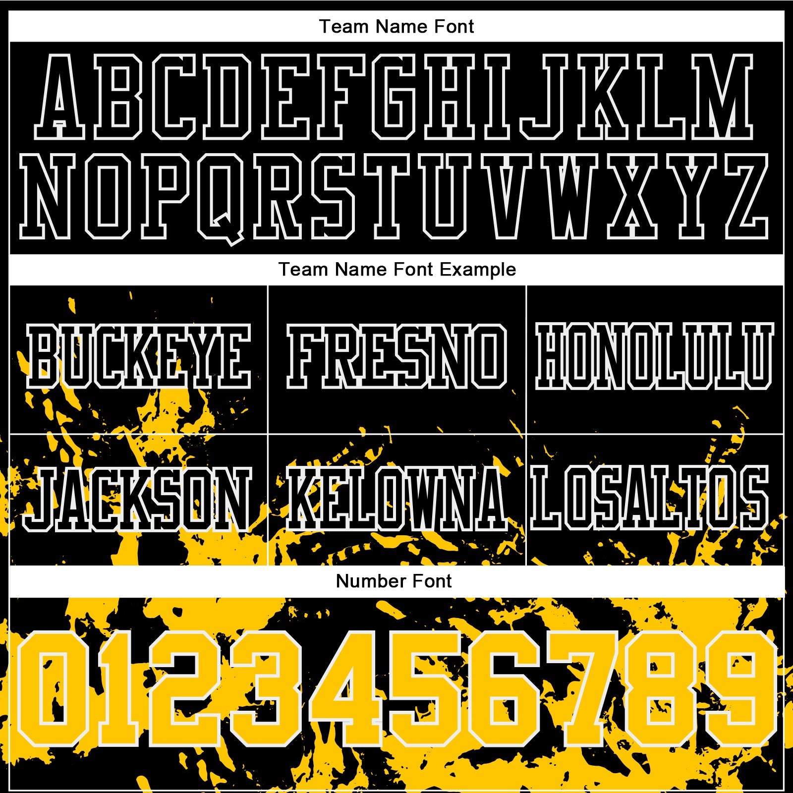 Custom Black Yellow-White Splash Mesh Authentic Football Jersey - Sky-Custom