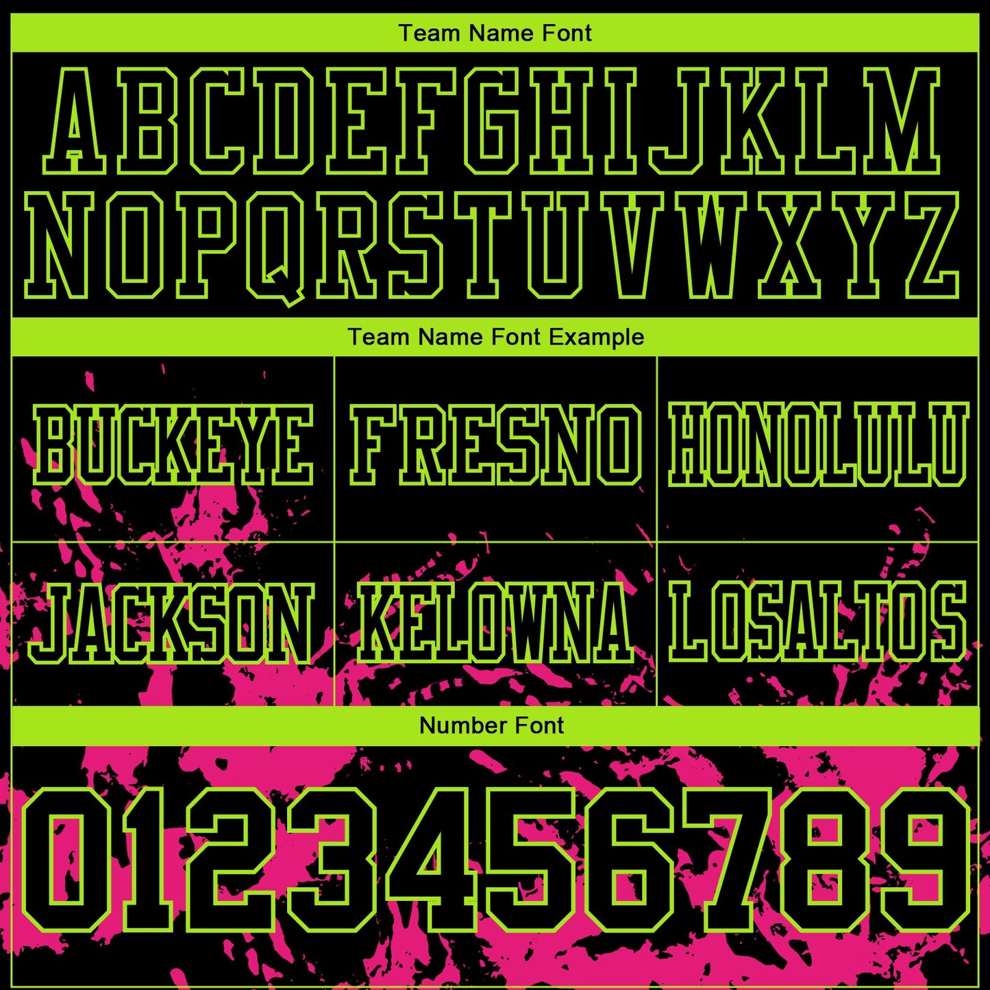 Custom Black Hot Pink-Neon Green Splash Mesh Authentic Football Jersey - Sky-Custom