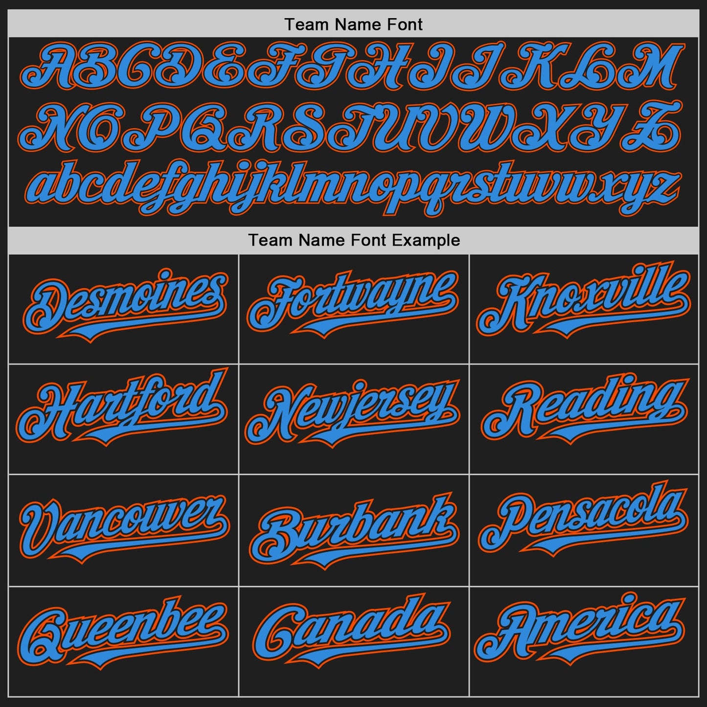 Custom Black Electric Blue-Orange Authentic Baseball Jersey - Sky-Custom