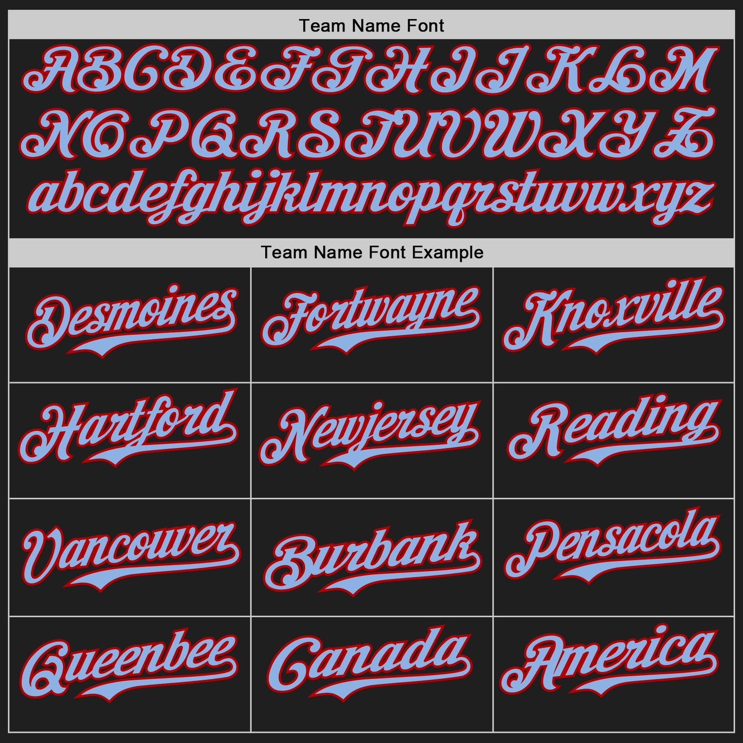Custom Black Light Blue-Red Authentic Baseball Jersey - Sky-Custom