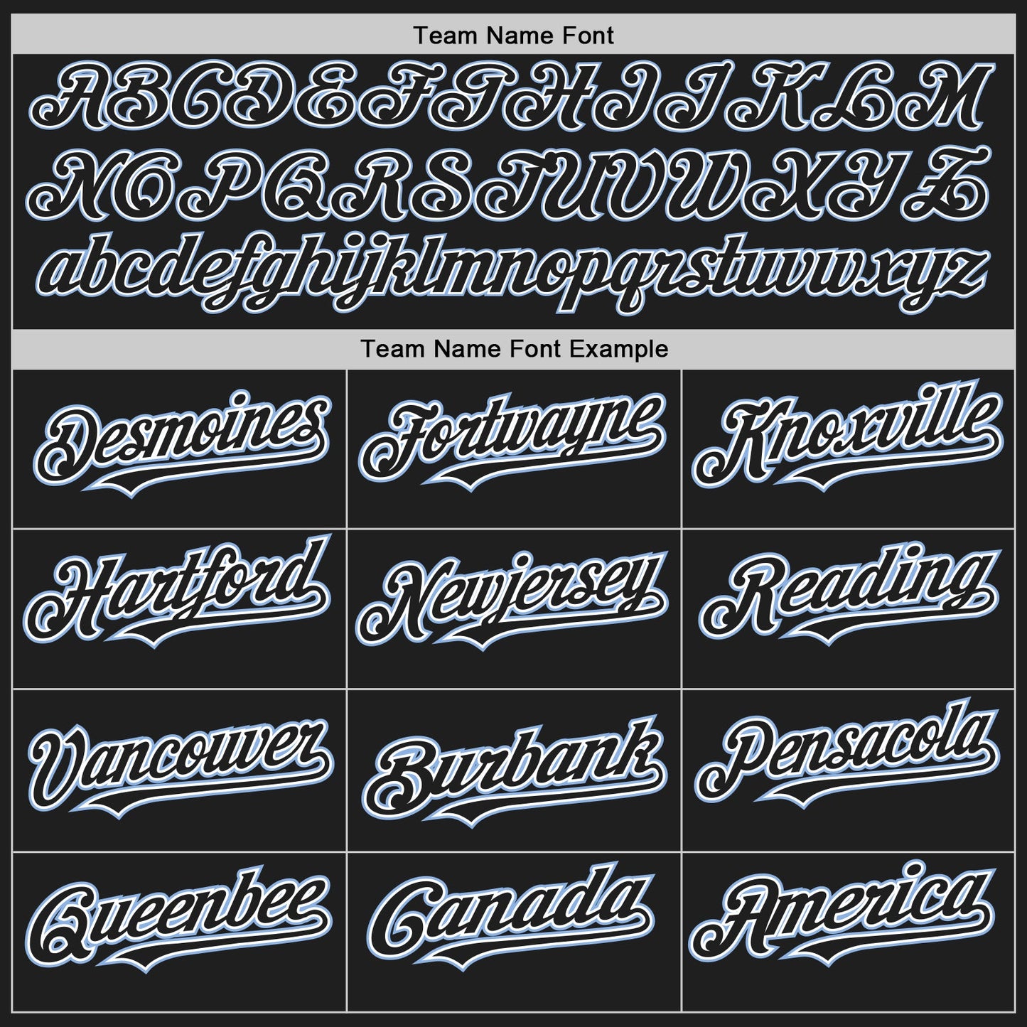 Custom Black White-Light Blue Authentic Baseball Jersey - Sky-Custom