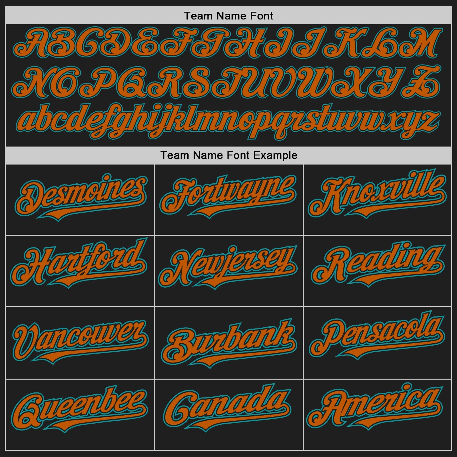 Custom Black Teal-Texas Orange Authentic Baseball Jersey - Sky-Custom