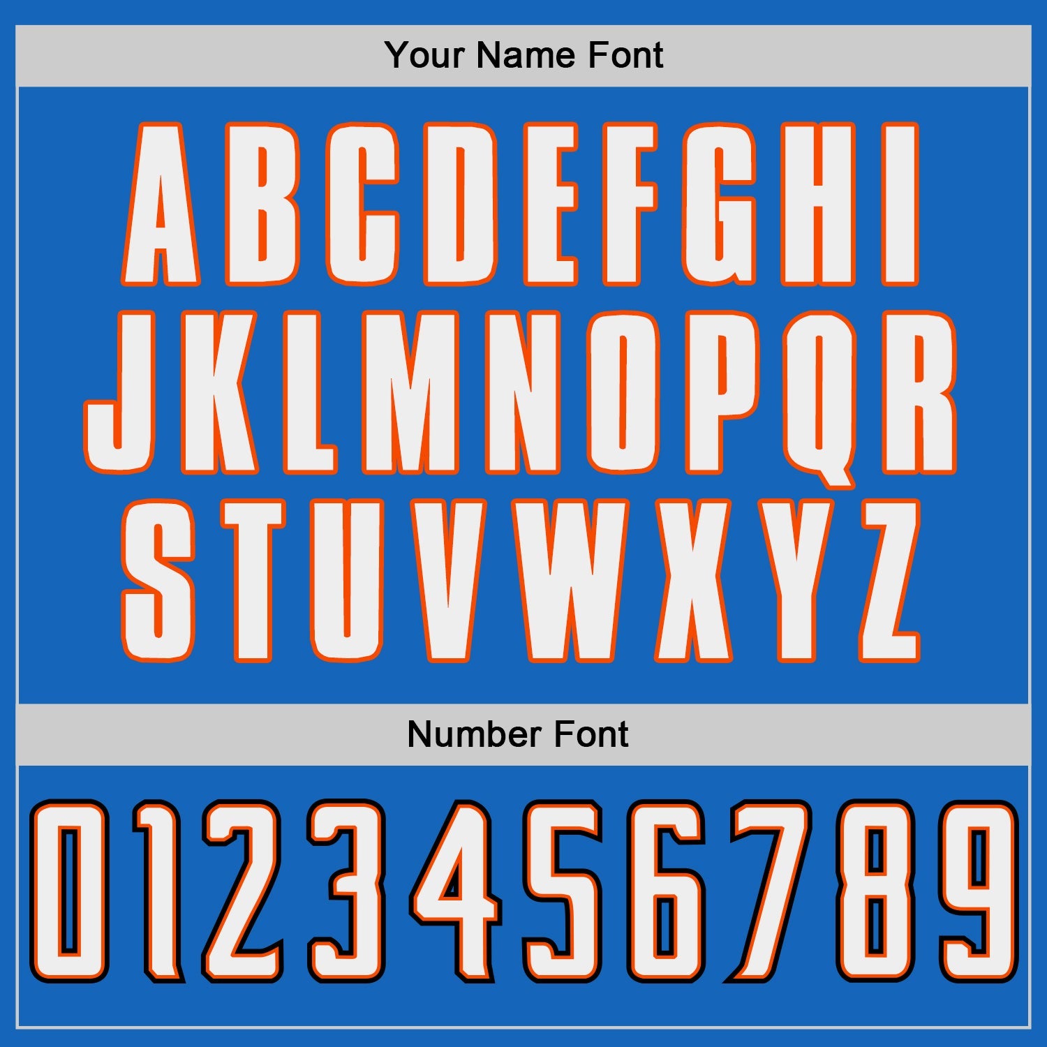 Custom Blue White-Orange Authentic Throwback Basketball Jersey - Sky-Custom