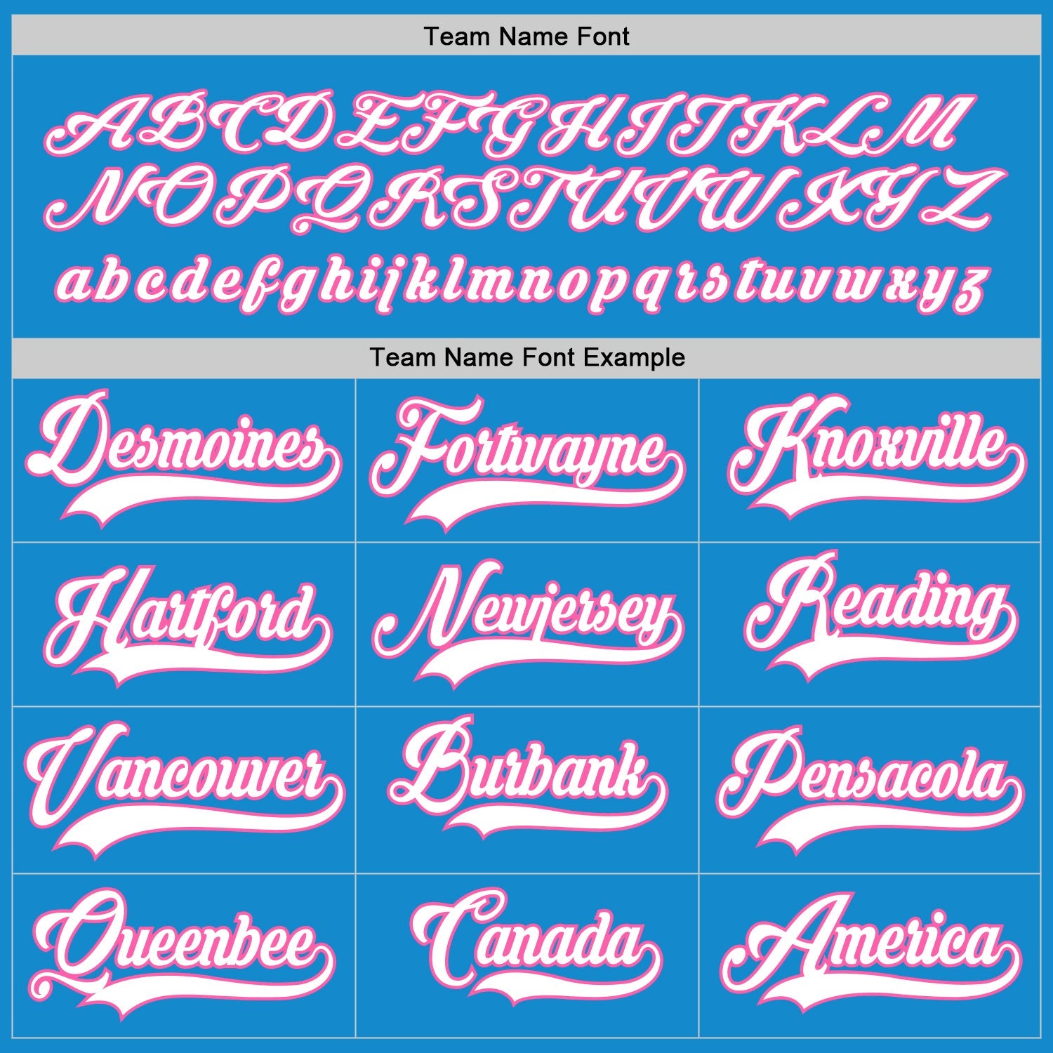 Custom Blue White-Pink Hockey Jersey - Sky-Custom
