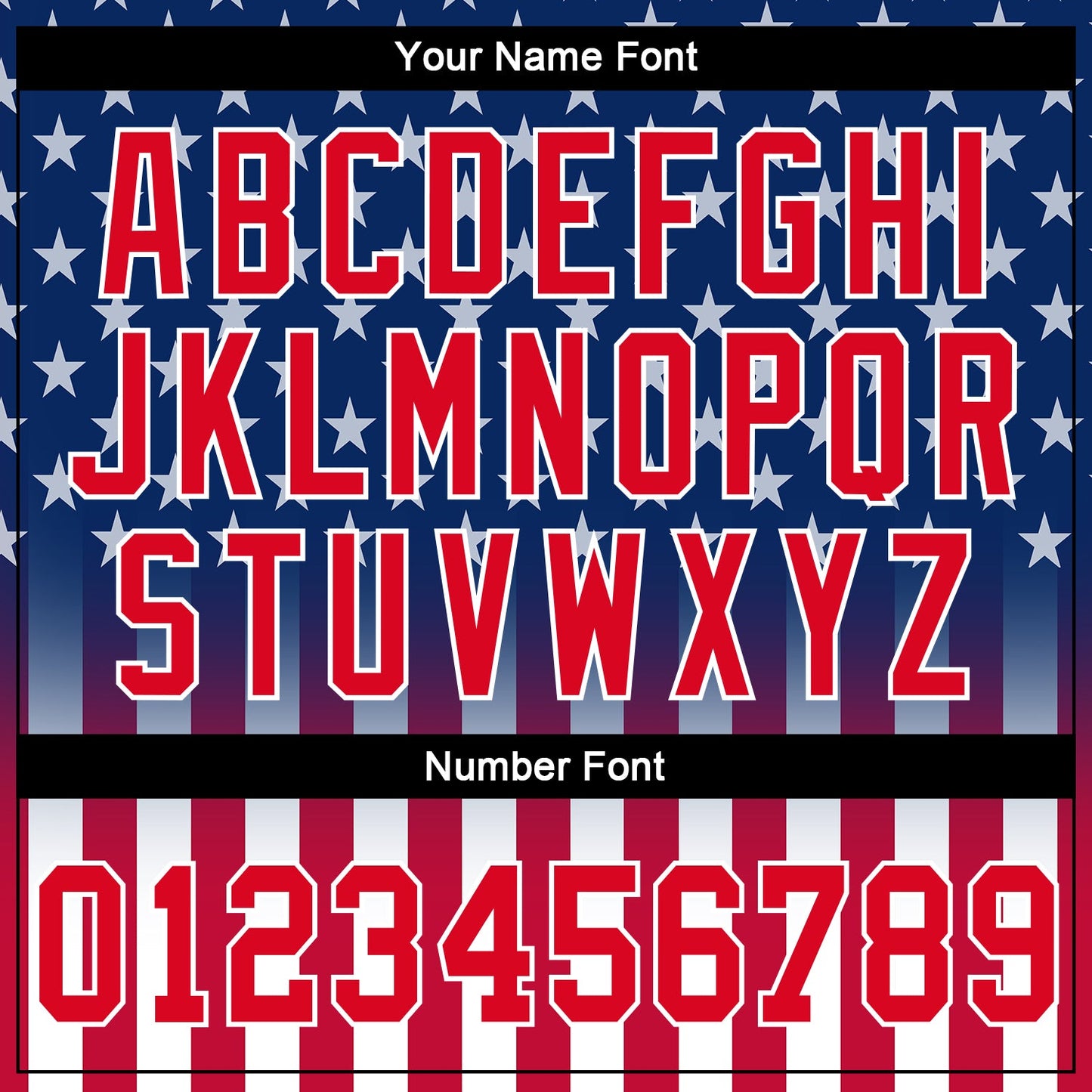 Custom Blue Red-White 3D American Flag Fashion Authentic Baseball Jersey - Sky-Custom