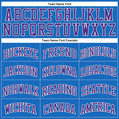 Custom Blue Purple-White Authentic Throwback Basketball Jersey - Sky-Custom