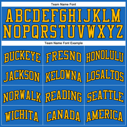 Custom Blue Gold-Black Authentic Throwback Basketball Jersey - Sky-Custom