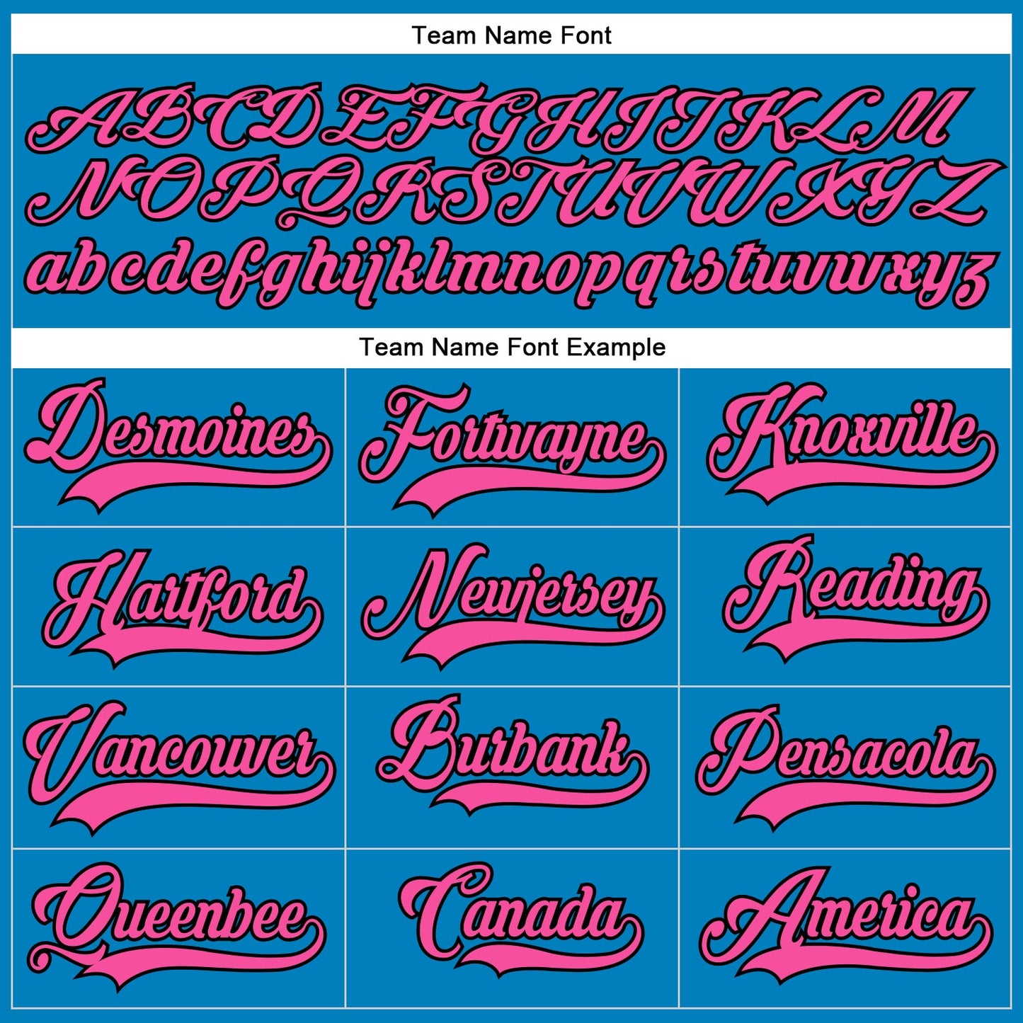 Custom Blue Pink-Black Hockey Lace Neck Jersey - Sky-Custom