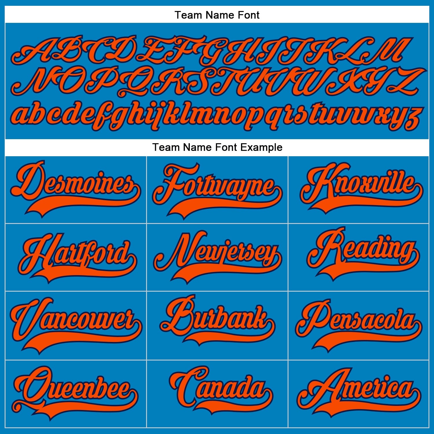 Custom Blue Orange-Navy Hockey Lace Neck Jersey - Sky-Custom