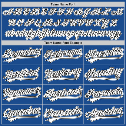 Custom Blue White-Black Authentic Throwback Baseball Jersey - Sky-Custom