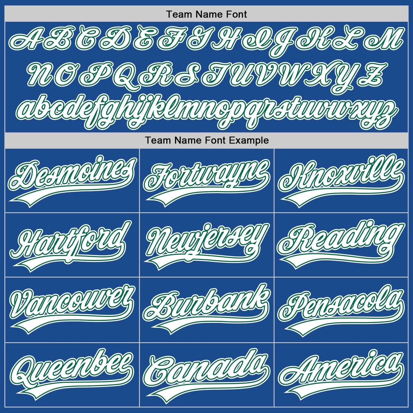 Custom Blue White-Kelly Green Authentic Throwback Baseball Jersey - Sky-Custom