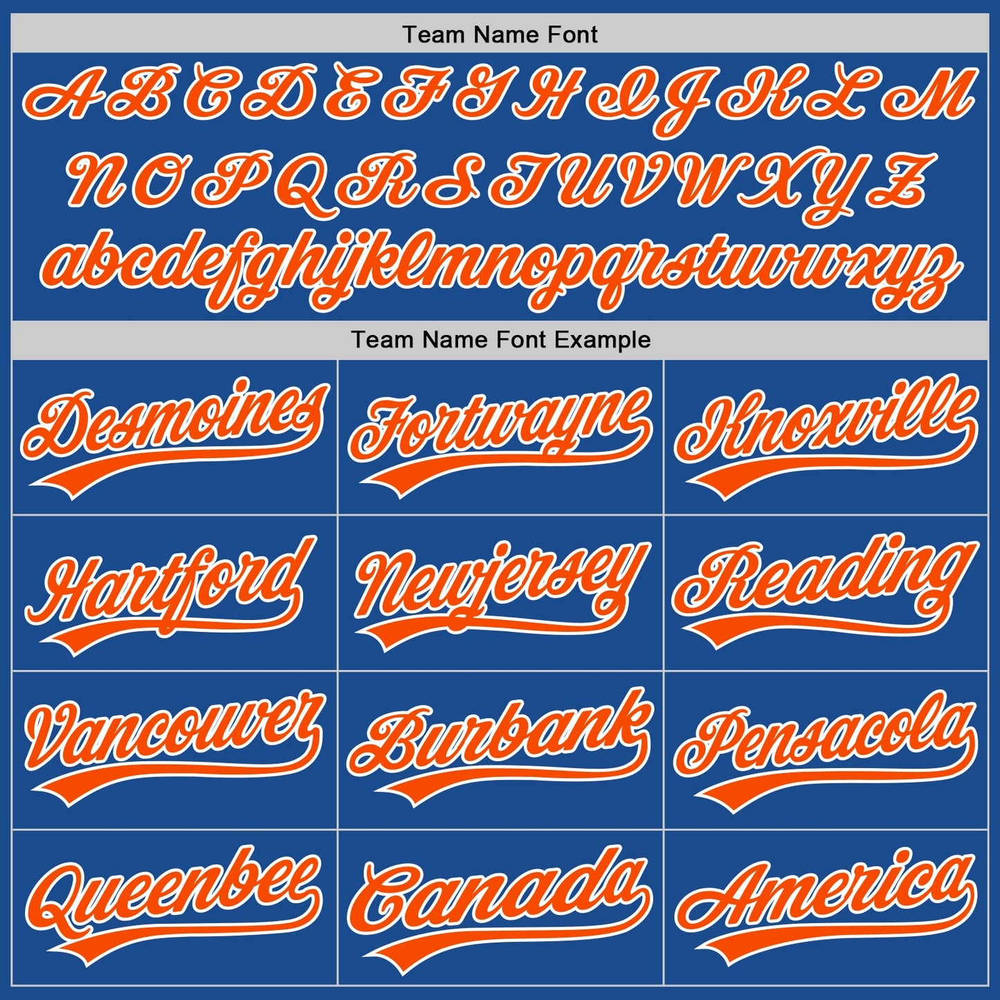 Custom Blue Orange-White Authentic Throwback Baseball Jersey - Sky-Custom