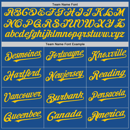 Custom Blue Yellow Mesh Authentic Throwback Baseball Jersey - Sky-Custom