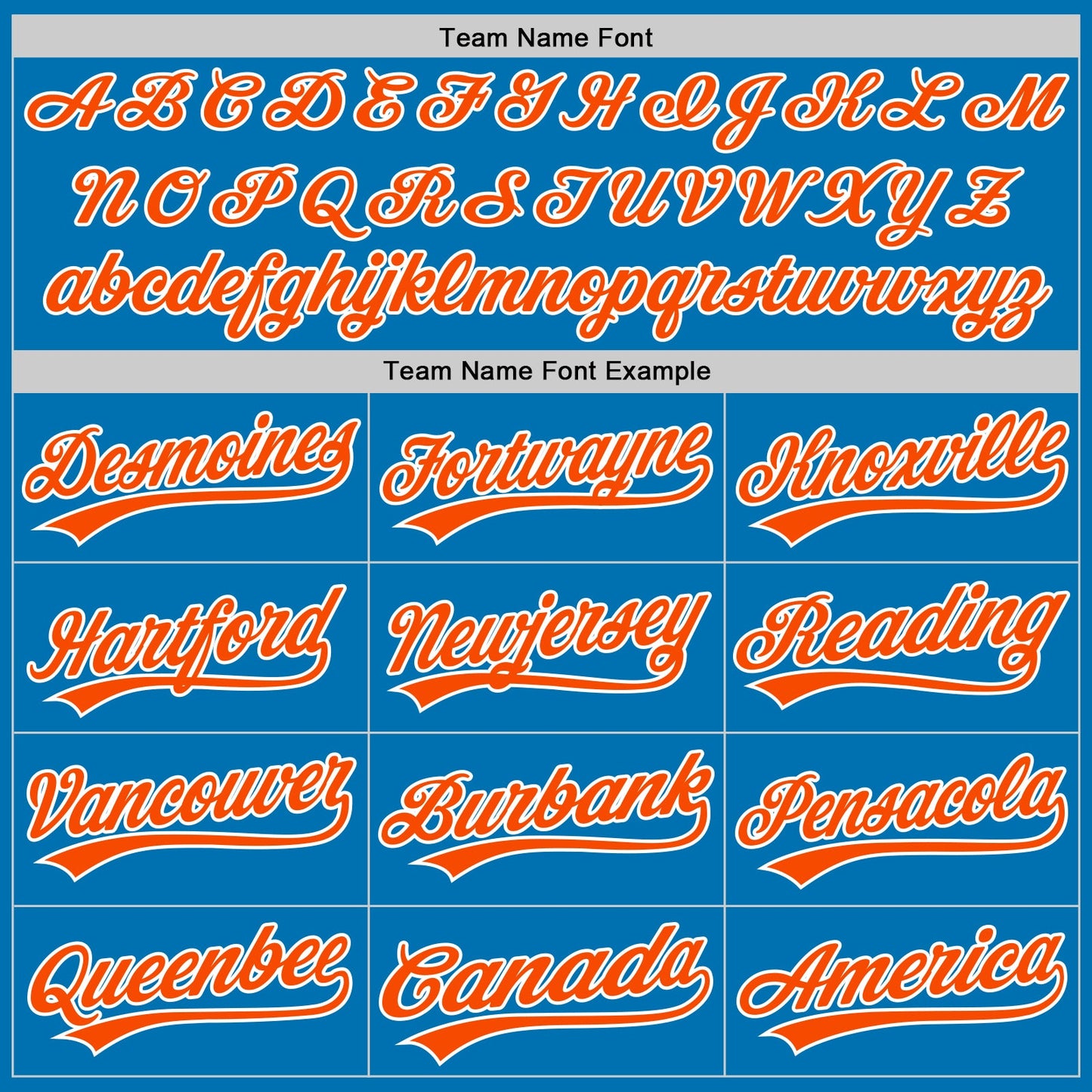 Custom Blue Orange-White Authentic Baseball Jersey - Sky-Custom