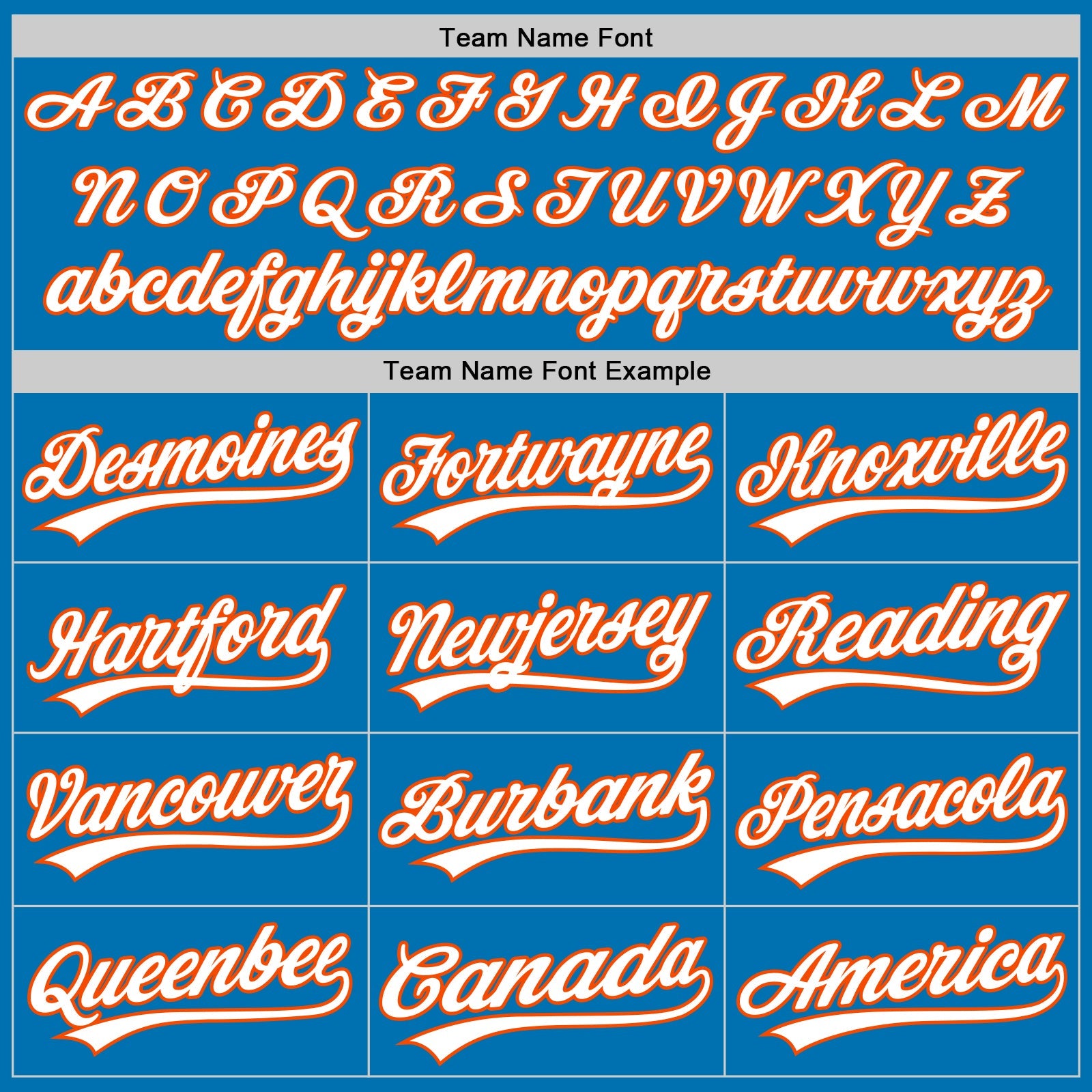 Custom Blue White-Orange Authentic Baseball Jersey - Sky-Custom
