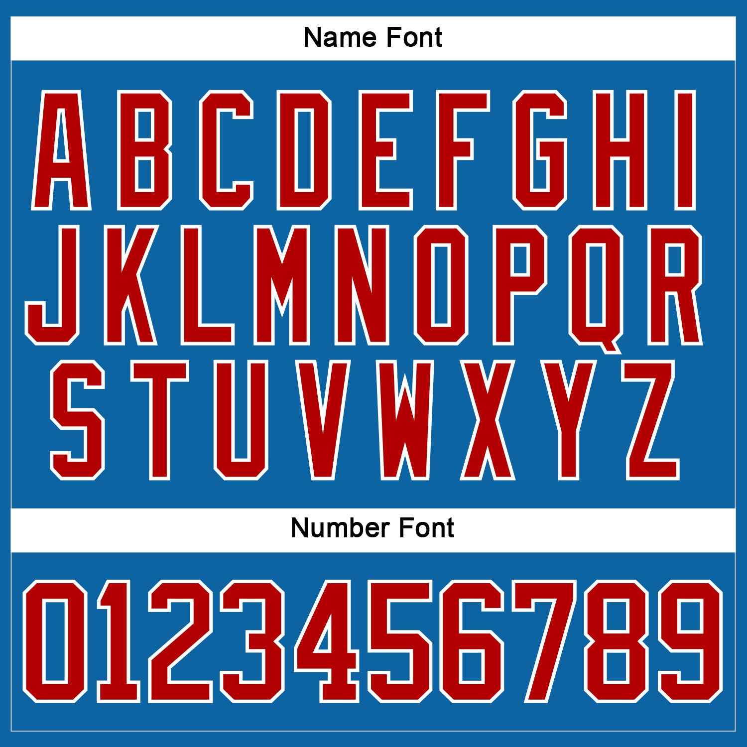 Custom Blue Red-White Hockey Jersey - Sky-Custom