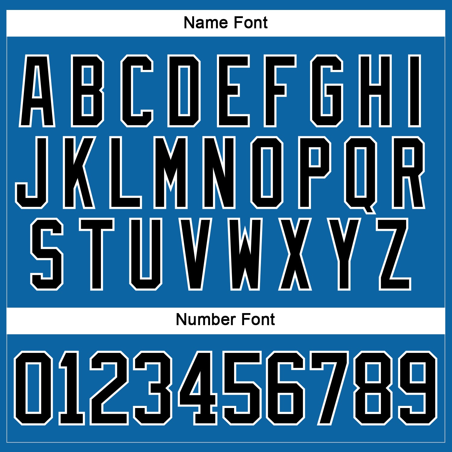 Custom Blue Black-White Hockey Jersey - Sky-Custom
