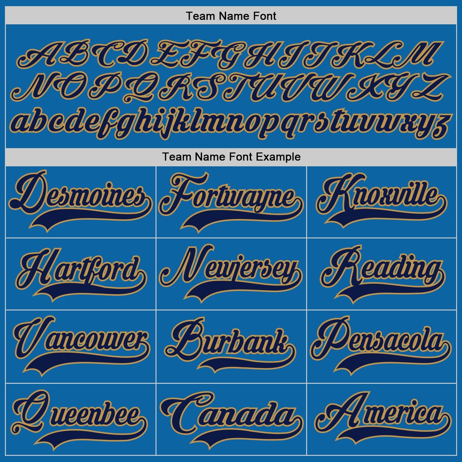 Custom Blue Navy-Old Gold Hockey Jersey - Sky-Custom