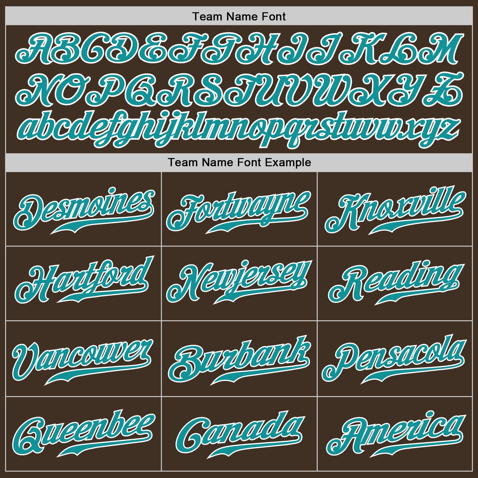 Custom Brown Teal-White Authentic Baseball Jersey - Sky-Custom