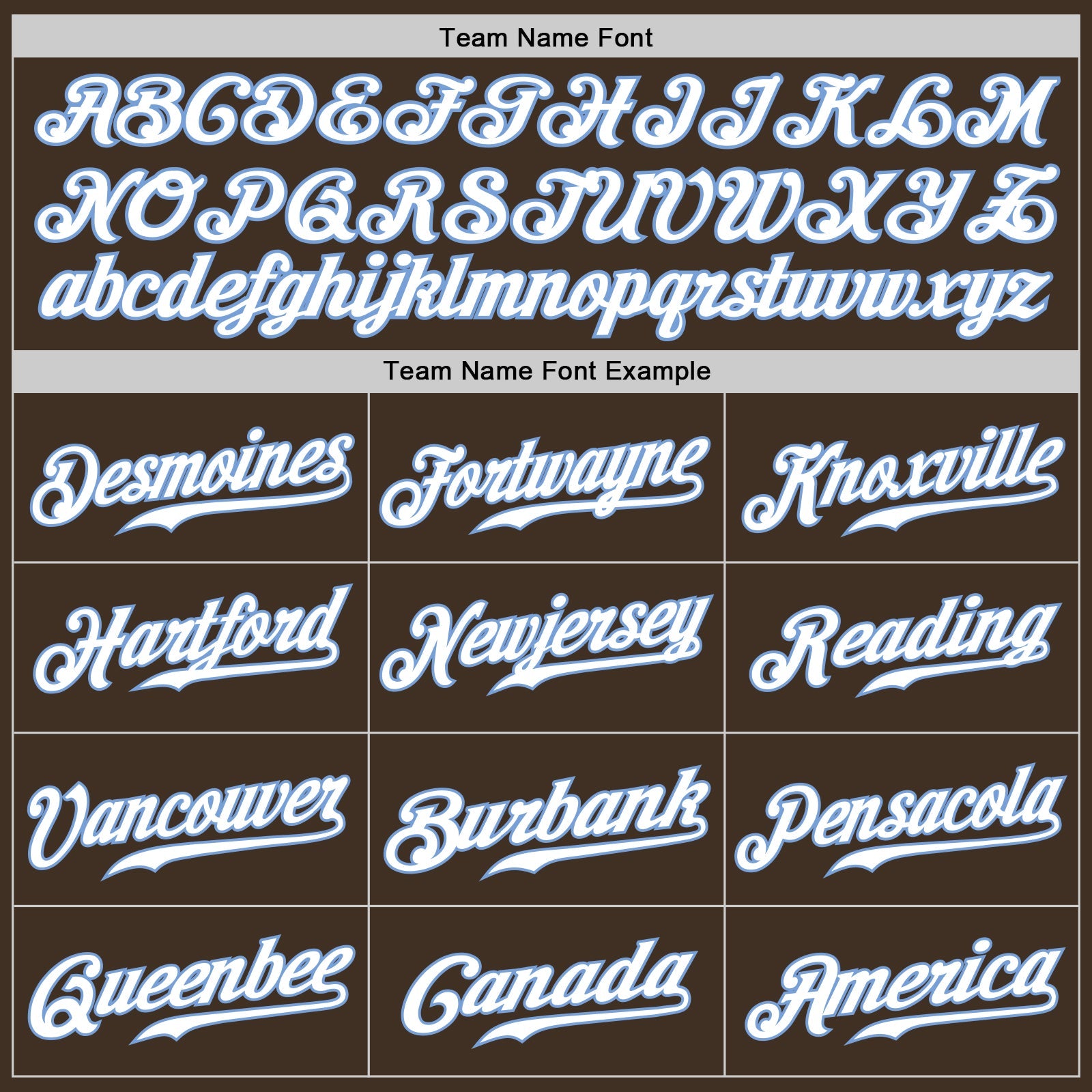 Custom Brown White-Light Blue Authentic Baseball Jersey - Sky-Custom