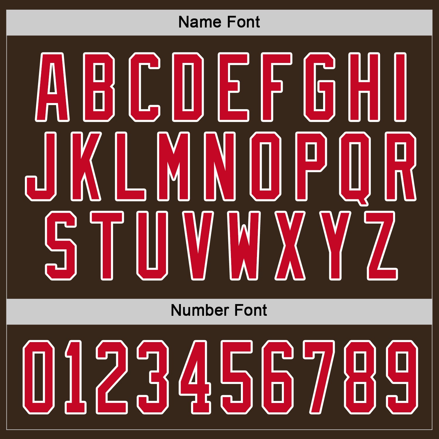 Custom Brown Red-White Hockey Jersey - Sky-Custom