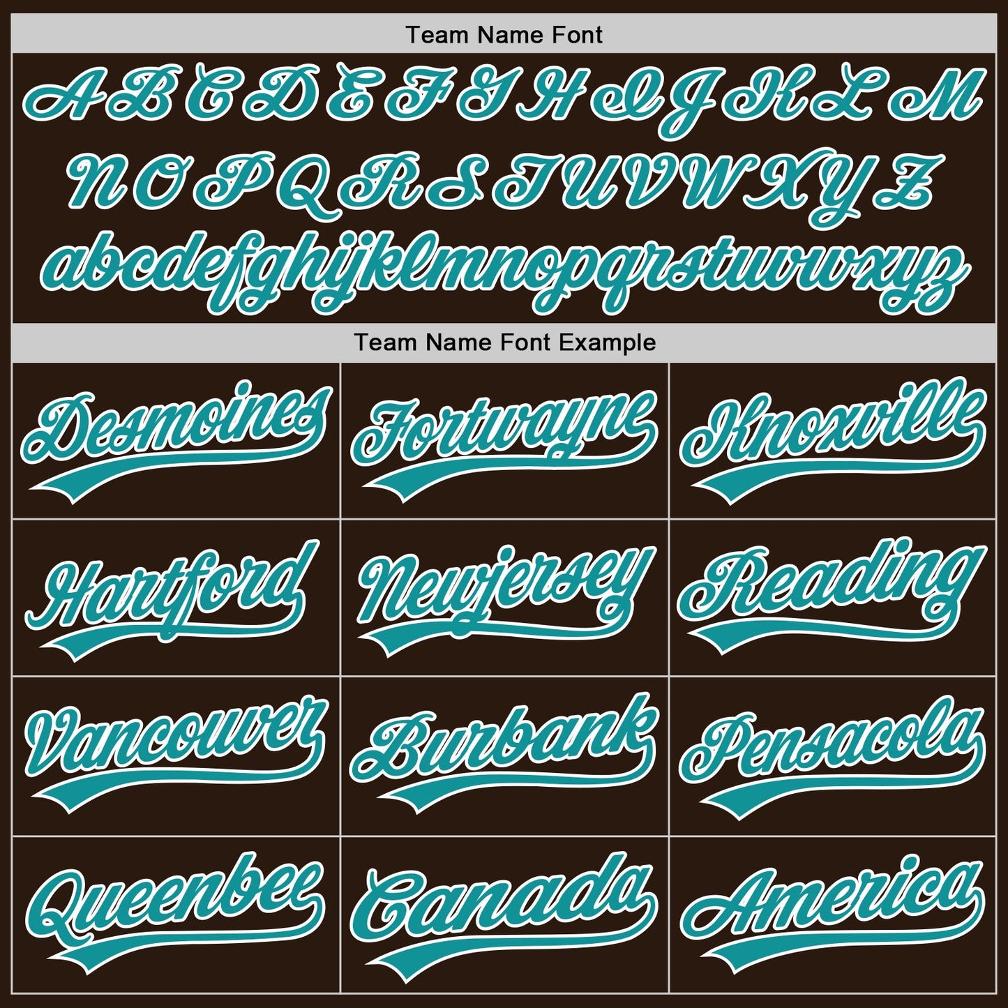 Custom Brown Teal-White Authentic Baseball Jersey - Sky-Custom