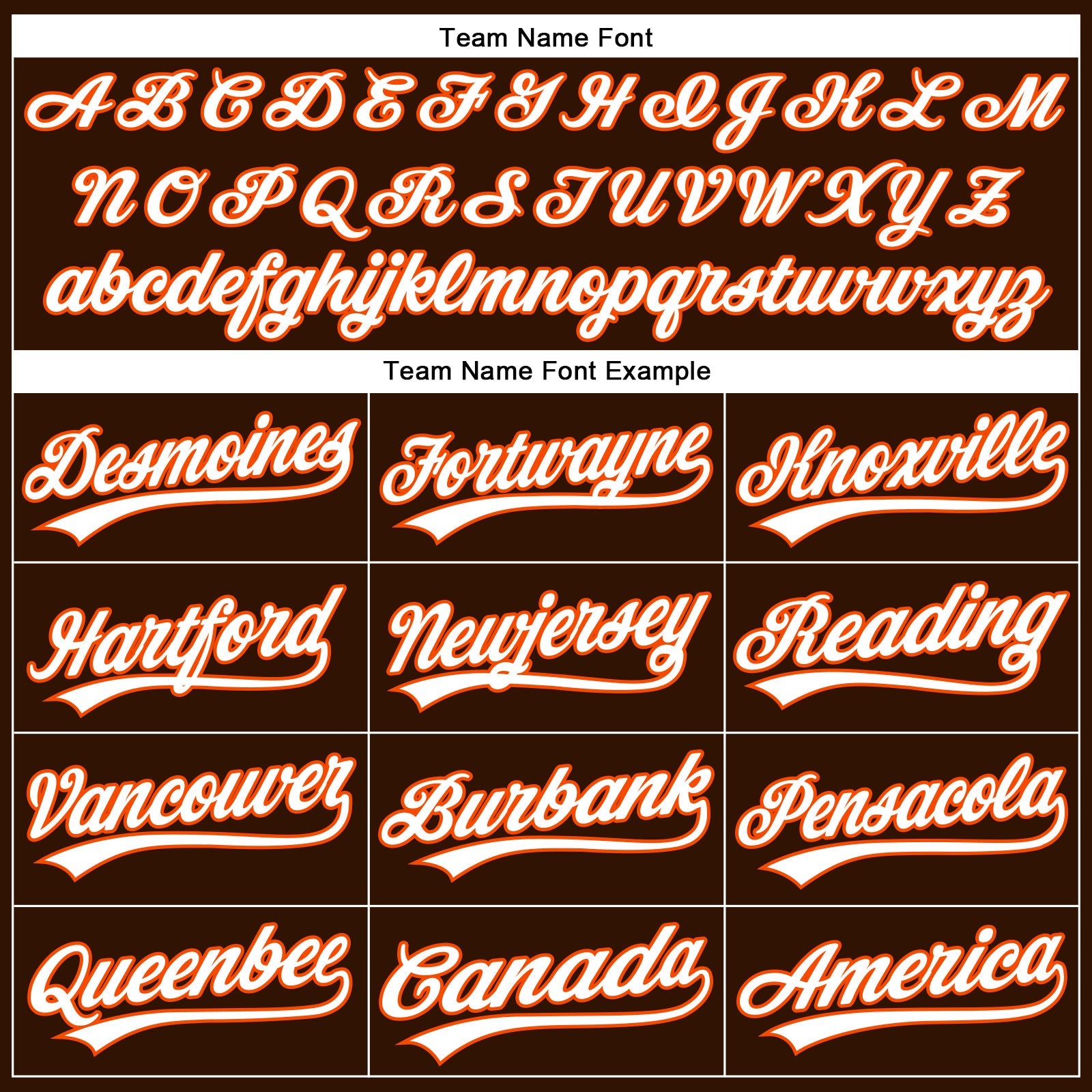 Custom Brown White Pinstripe Orange Authentic Baseball Jersey - Sky-Custom