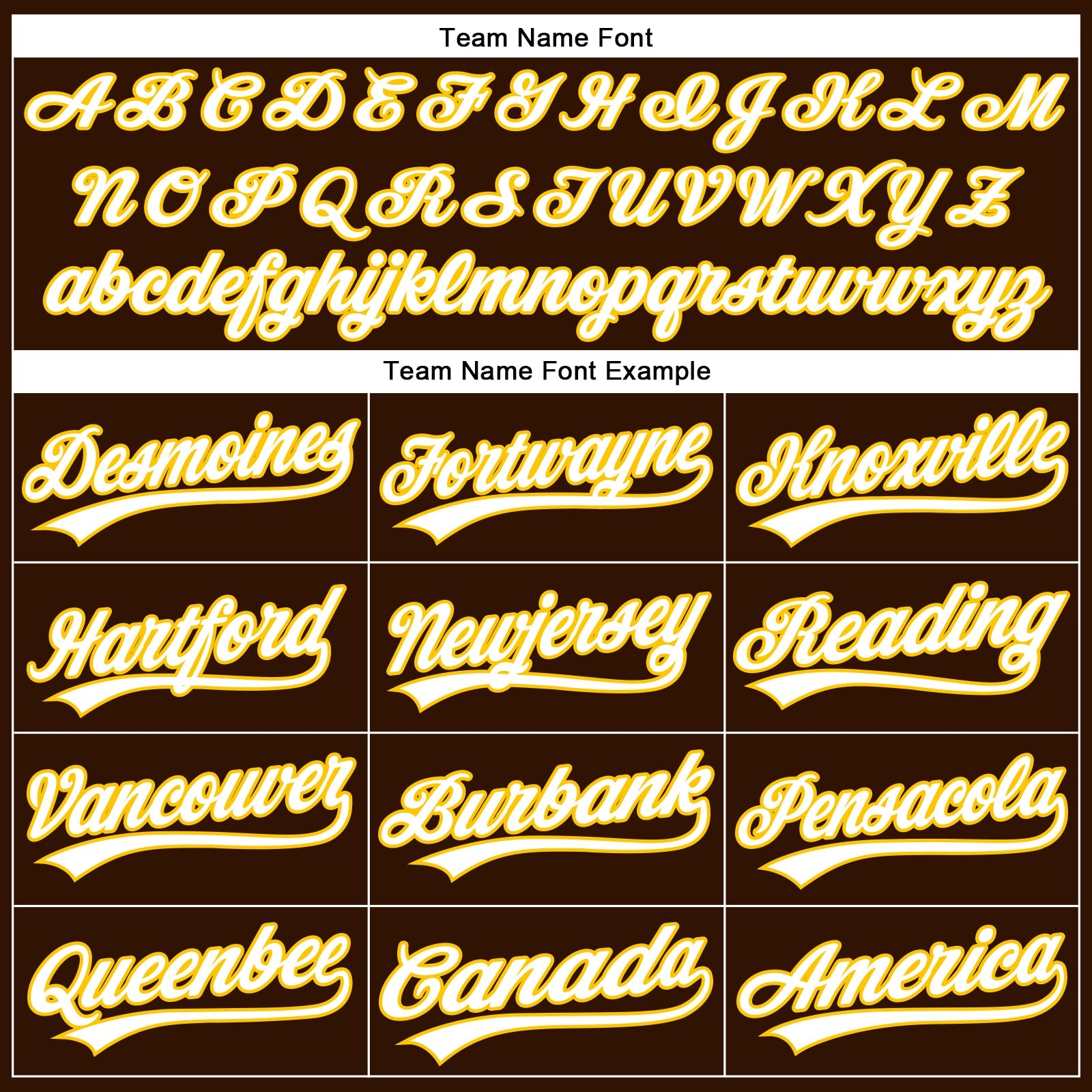 Custom Brown White Pinstripe Yellow Authentic Baseball Jersey - Sky-Custom