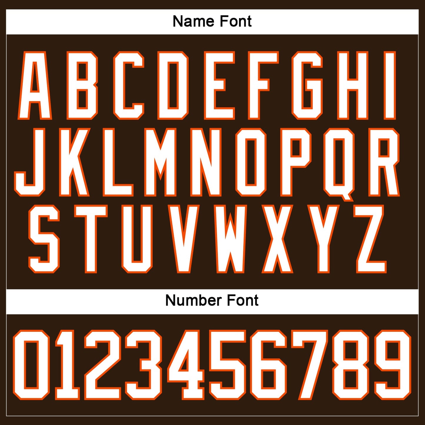 Custom Brown White-Orange Hockey Lace Neck Jersey - Sky-Custom