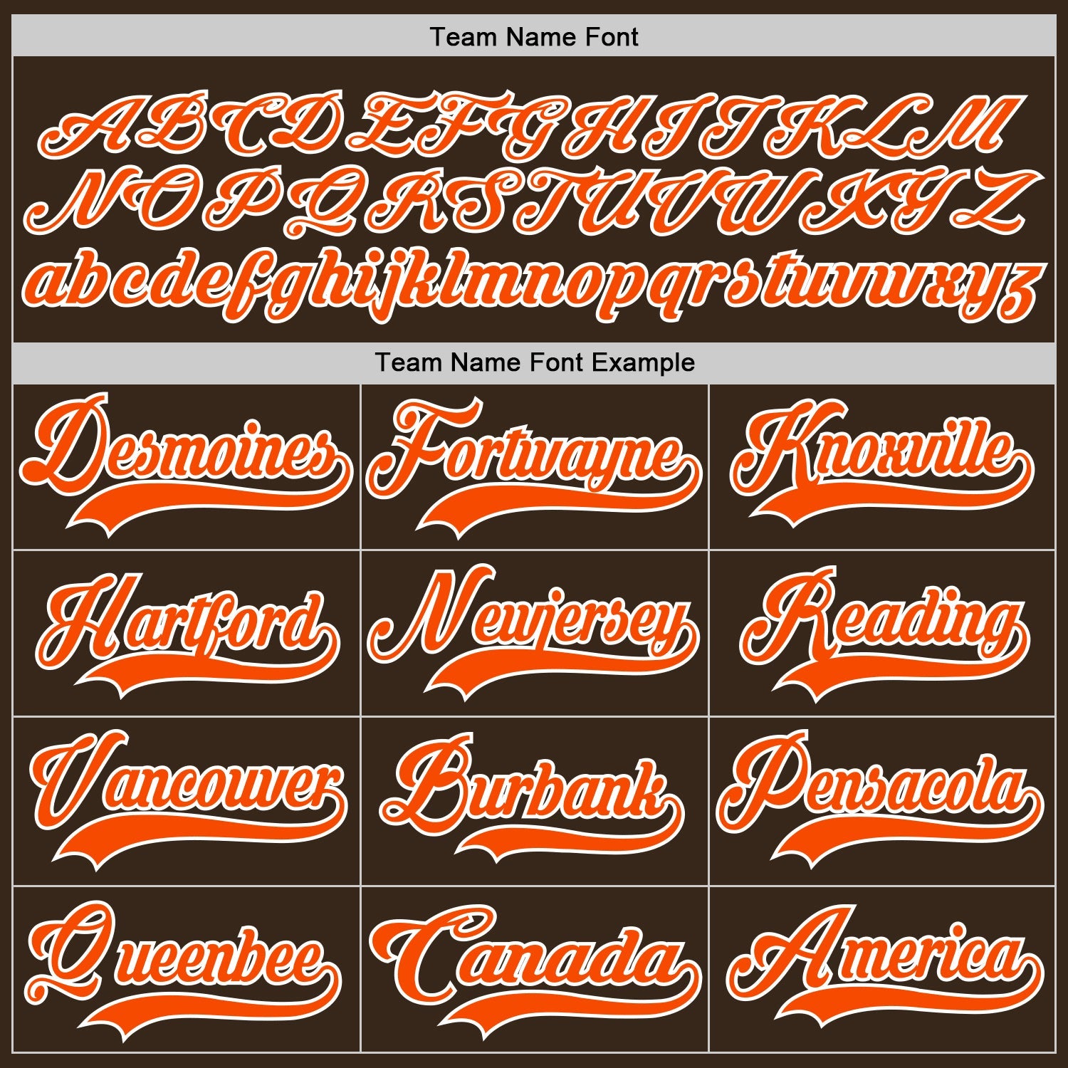 Custom Brown Orange-White Hockey Jersey - Sky-Custom
