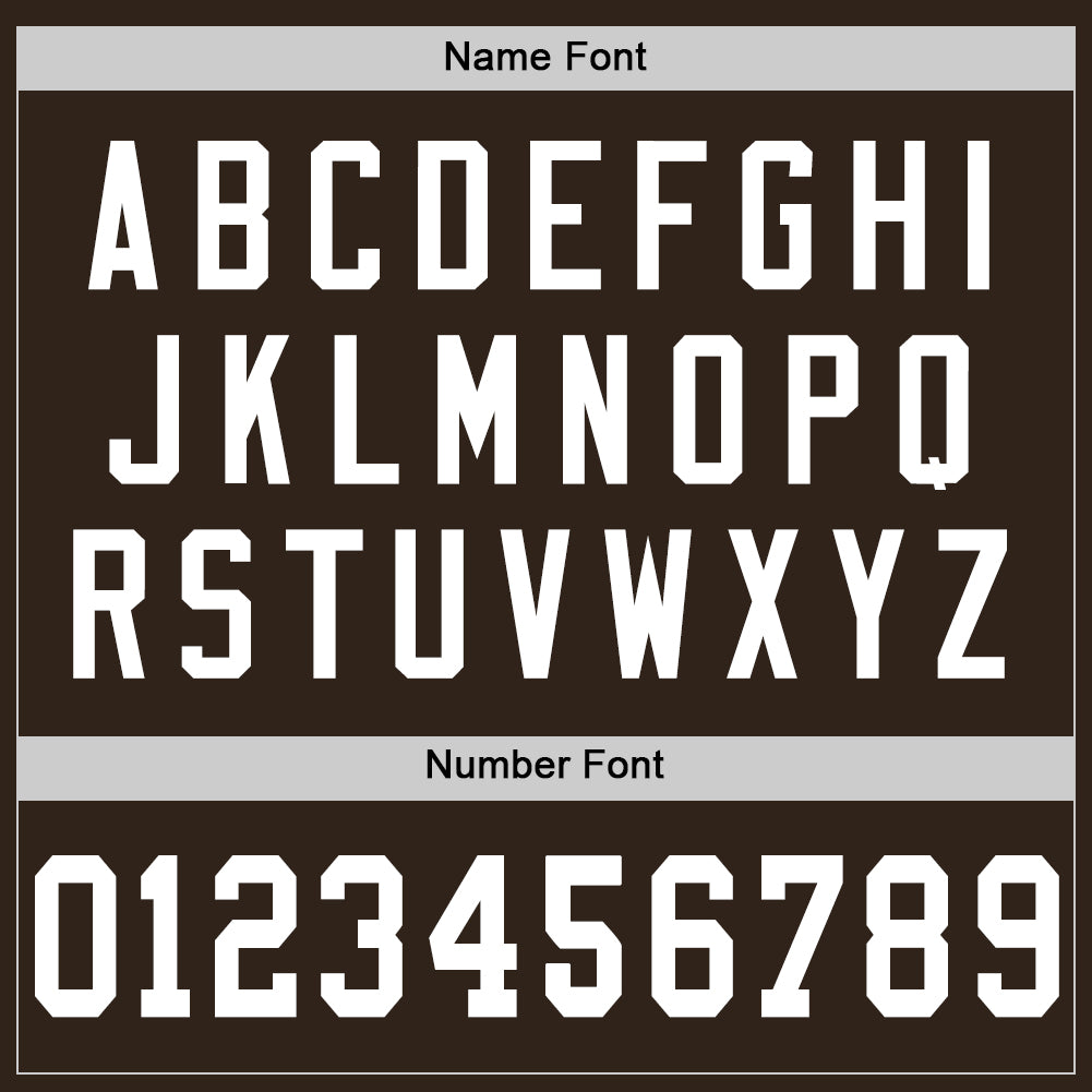 Custom Brown White Mesh Authentic Football Jersey - Sky-Custom